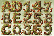 Squirrel Animals Alphabet Clipart, a Decorative Illustration by Dizzy Art Studio (Thumbnail 2 of 2)