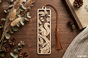 Winter Animals Bookmarks SVG Bundle, a Decorative Illustration by svgocean (Thumbnail 2 of 13)