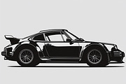 Sports Car Silhouette, an Illustration by balal (Thumbnail 6 of 9)