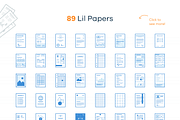 Lil Papers - 176 paper icons, an Icon by Lil Squid (Thumbnail 2 of 4)