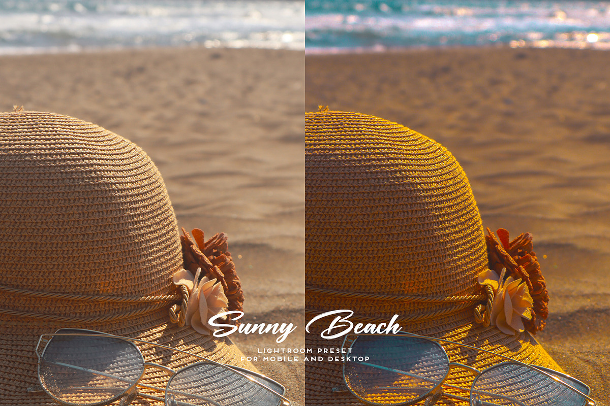 Sunny Beach Lightroom Preset DNG XMP, a Preset Add-On by Mirelyn (Photo 10 of 11)