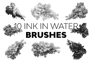 Ink In Water Brushes