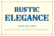 Sunday Best Complete Family, a Font by Ornaments of Grace (Thumbnail 2 of 5)