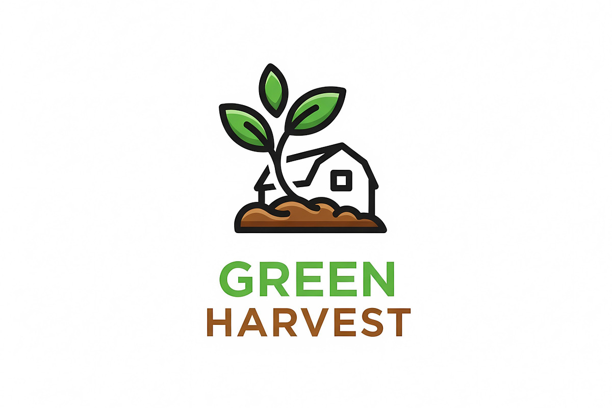 Green Harvest Logo, a Branding & Logo Template by Logocreative (Photo 1 of 2)