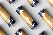 Battery AA Mock-up, a Product Mockup by zippypixelstudio (Thumbnail 8 of 9)