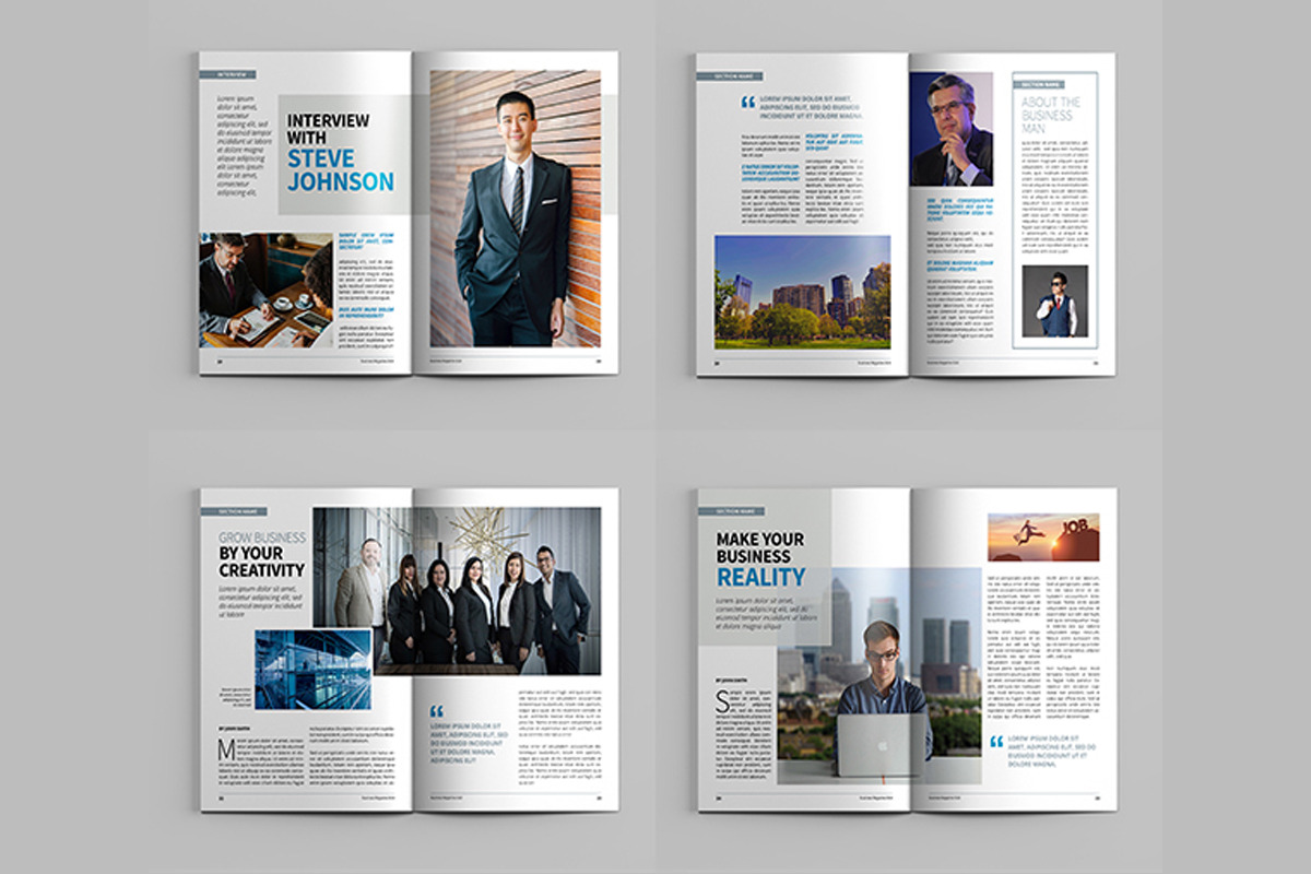 Business Magazine Template, a Magazine Template by xtratimebd (Photo 4 of 6)