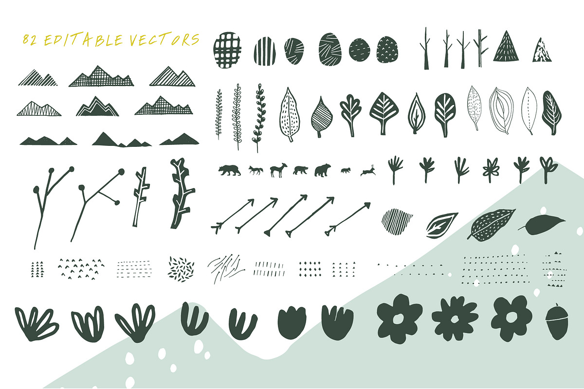 Woodlands | Seamless Patterns, a Pattern Graphic by The Collective Studio (Photo 8 of 9)