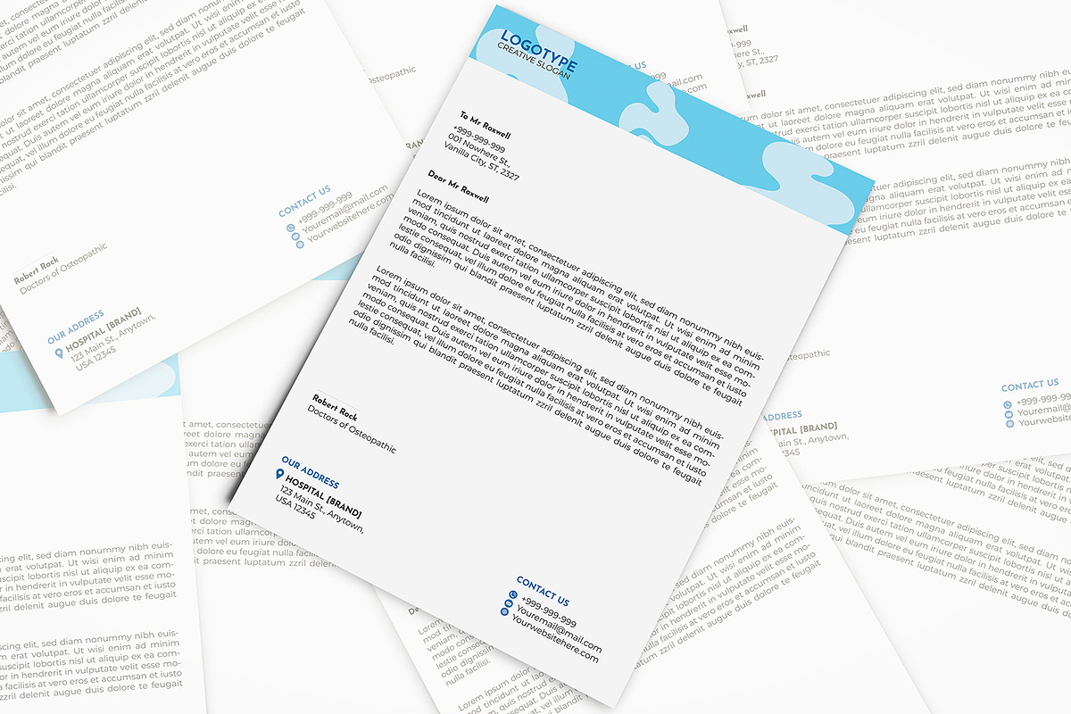 Health Clinic - Letterhead, a Design Template by VUNIRA (Photo 2 of 3)