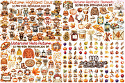 Autumn Clipart Huge Bundle, an Illustration by Sublimation Artist (Thumbnail 7 of 12)