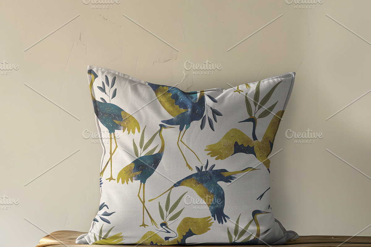 Cushion Mock-up / Wooden Table  Psd, a Product Mockup by Nora Gad (Photo 3 of 11)