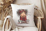 Whimsical Summer Kids Clipart, an Illustration by OK Design (Thumbnail 6 of 6)