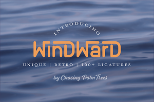 Windward Retro Ligature Font