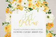 Watercolor Flower - Soft Yellow, an Illustration by Beigetime (Thumbnail 1 of 11)