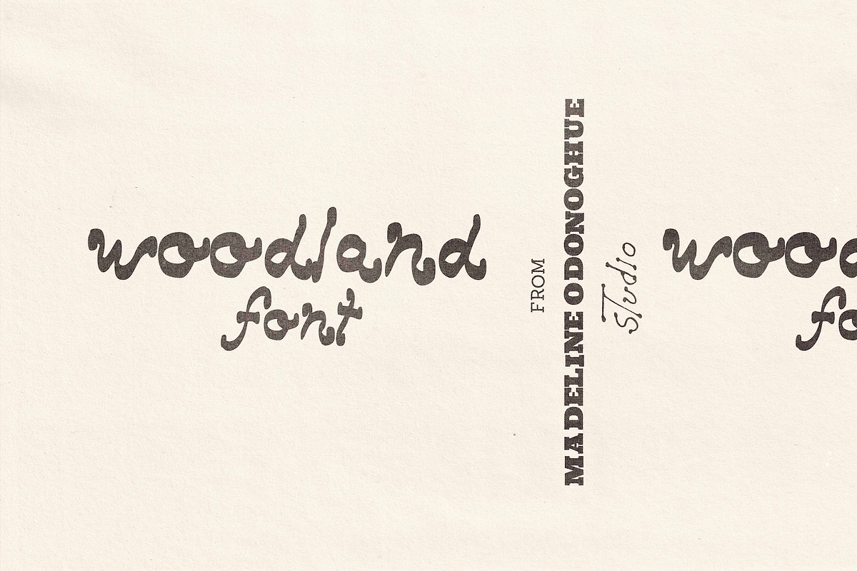 Woodland Hand Drawn Marker Font, a Handwritten Font by Madeline ODonoghue Design (Photo 1 of 8)