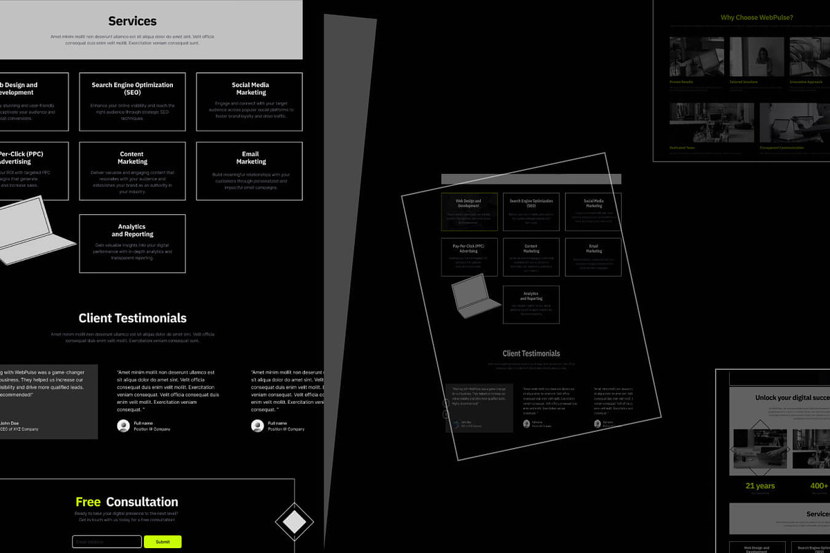 WebPulse // Web Agency Website, a Landing Page Template by EGO Creative Innovations (Photo 6 of 6)