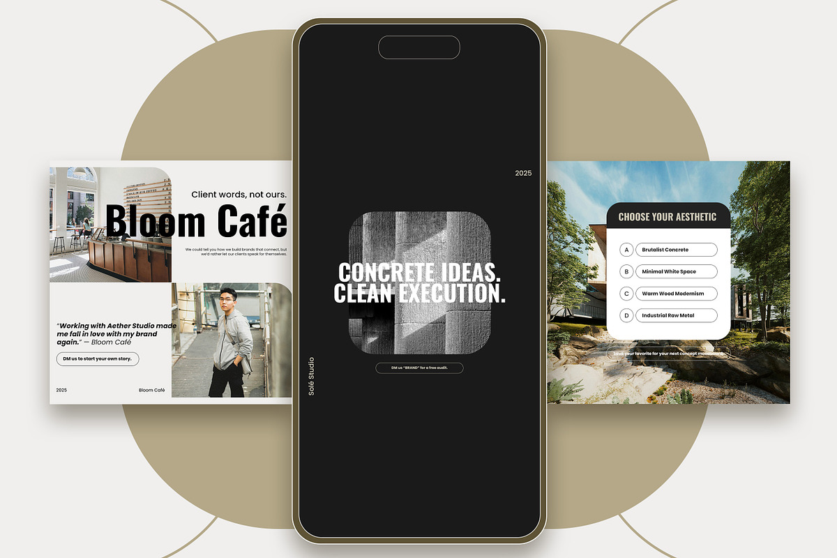 Solé Studio Instagram Template, a Social Media Template by Nenjo Studio (Photo 4 of 5)