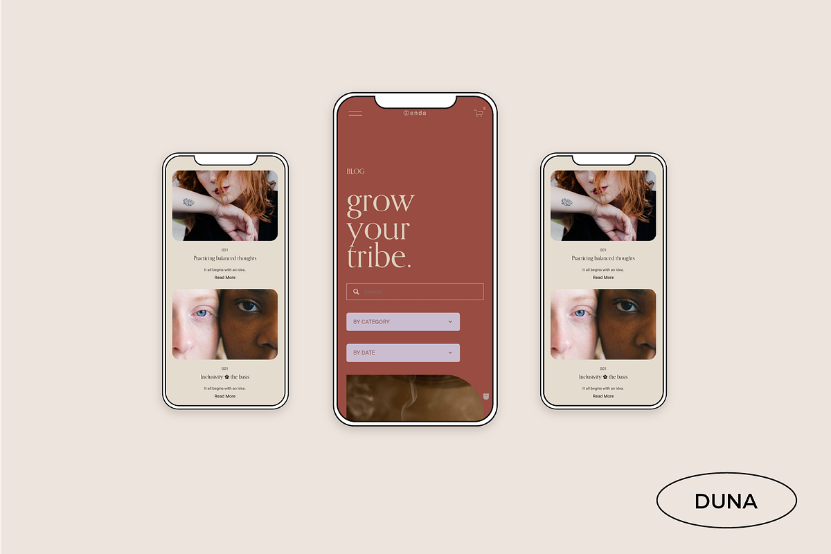 Squarespace 7.1 Template: Zenda ⓪, a Squarespace Template by dunagency (Photo 6 of 11)