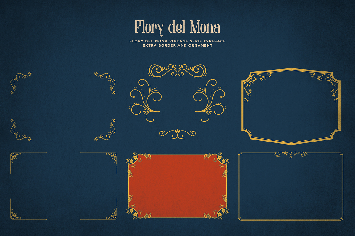 Flory del Mona, a Serif Font by ilhamtaro (Photo 10 of 11)