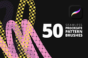 50 Procreate Pattern Brushes, a Brushes & More by ColourThisLove (Thumbnail 1 of 5)