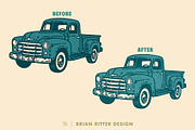 Distressed Halftone Texture Overlays, a Texture Graphic by Brian Ritter Design (Thumbnail 3 of 11)