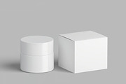 Cosmetic jar Boxes Mockup, a Packaging Mockup by renderstockmarket (Thumbnail 2 of 4)