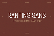 RANTING SANS | HANDMADE, a Sans Serif Font by aquene (Thumbnail 1 of 13)