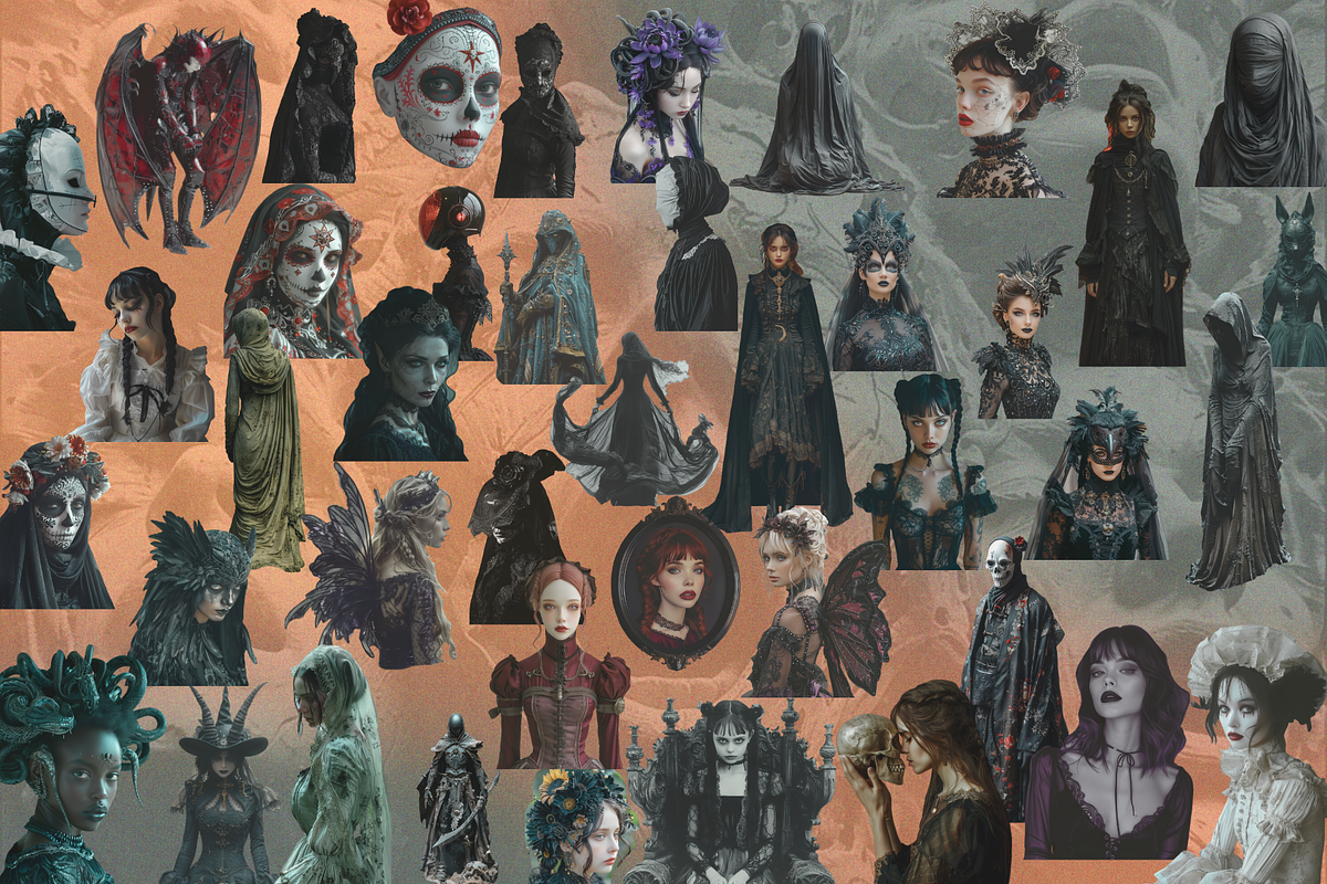Gothic Collage Elements, an Object Graphic by JulsIst (Photo 2 of 10)