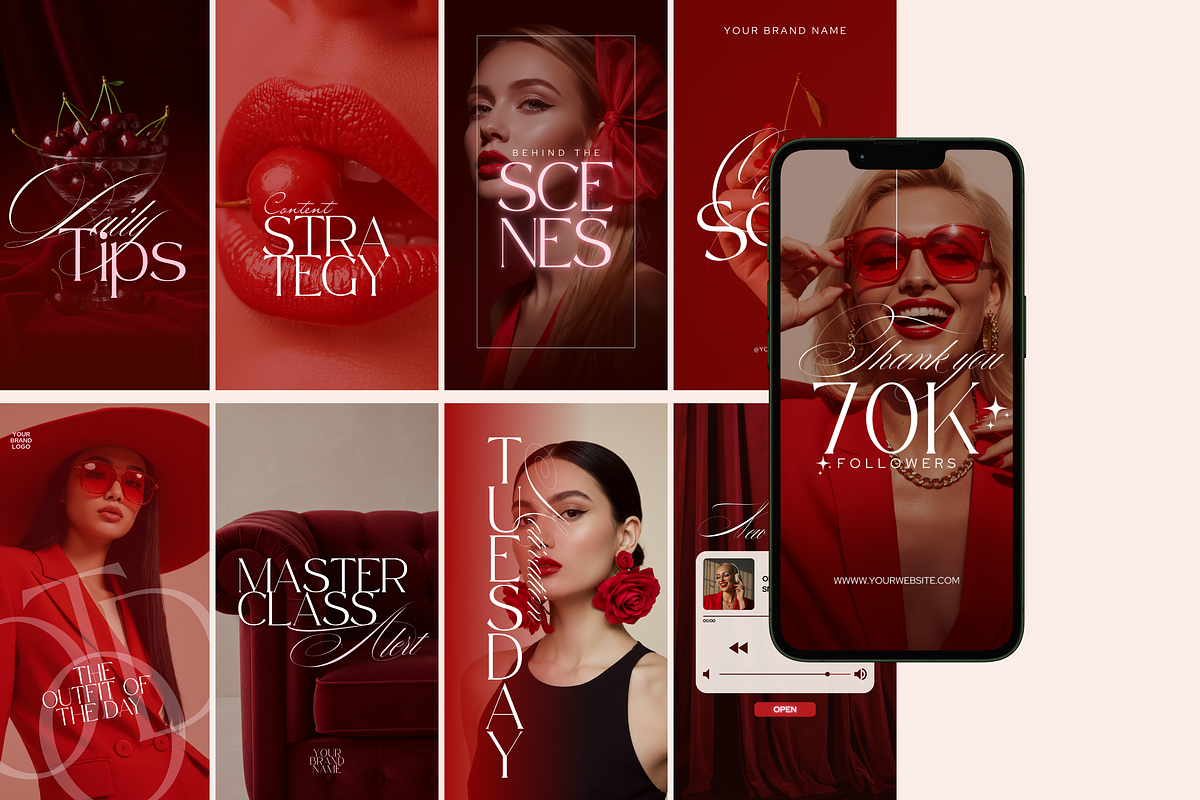 Instagram Reel covers Template preview 8