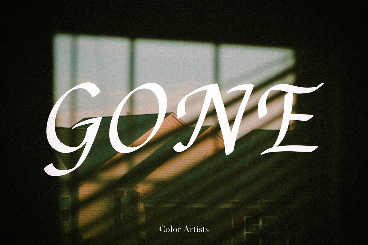 Gone, a Handwritten Font by MyFontsShop (Photo 1 of 5)