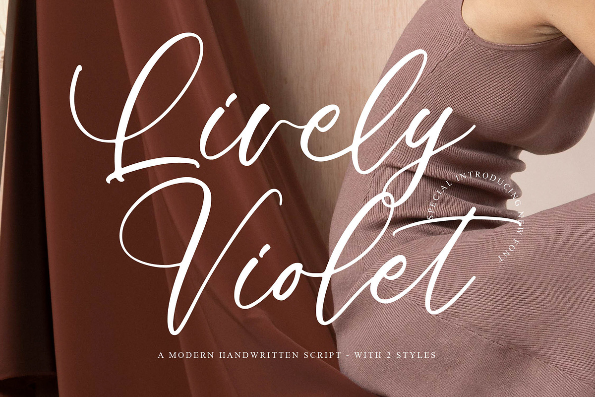 Lively Violet, a Script Font by operatype.co (Photo 1 of 15)