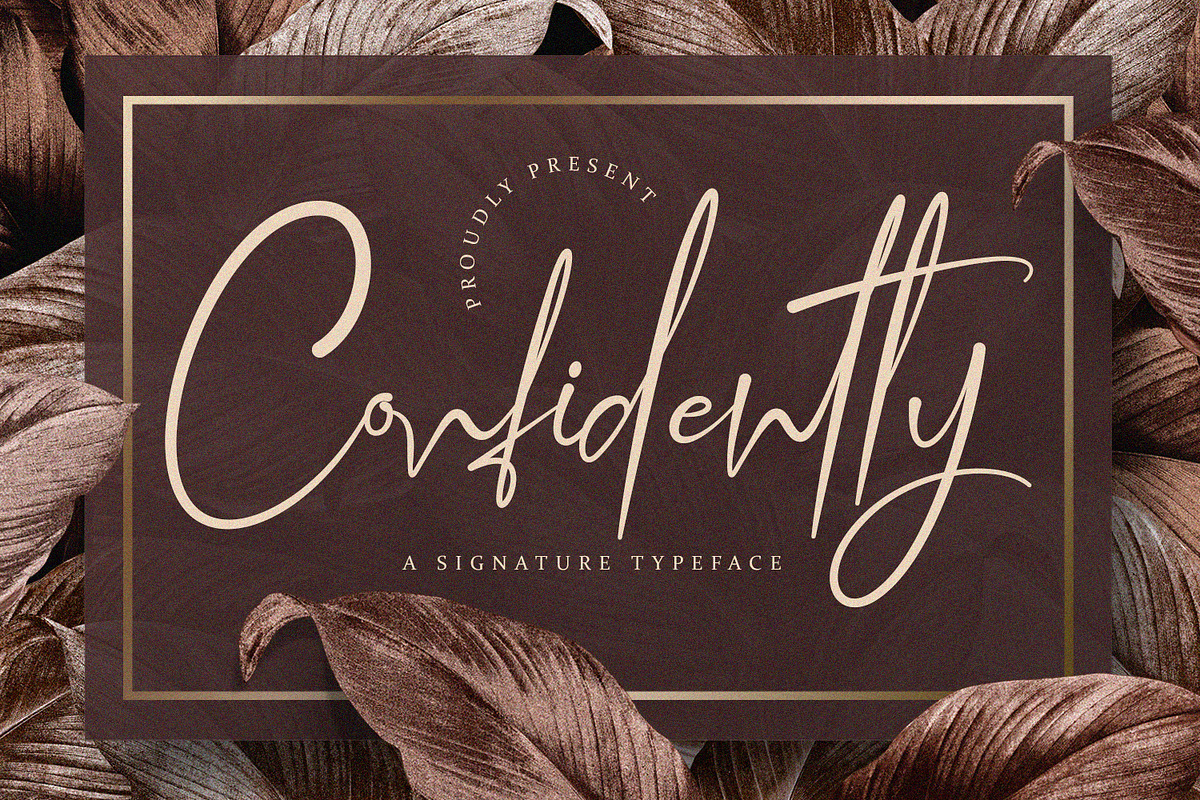Confidently - Handwritten Font, a Script Font by naharsip (Photo 1 of 12)