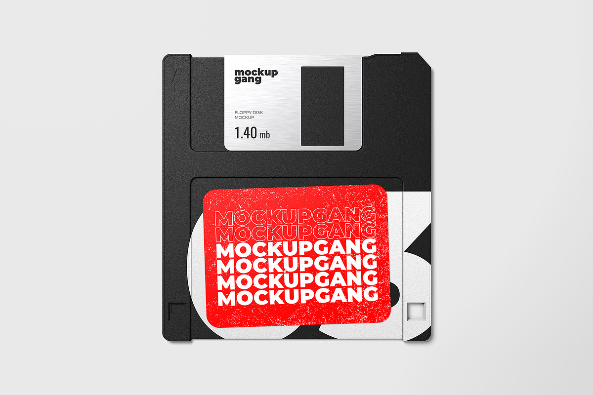Floppy Disk Mockup, a Product Mockup by Mockup Gang (Photo 2 of 4)