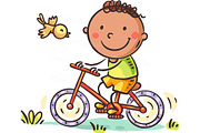 Doodle kids playing outdoors clipart, a Person Illustration by Bubert Art (Thumbnail 3 of 4)