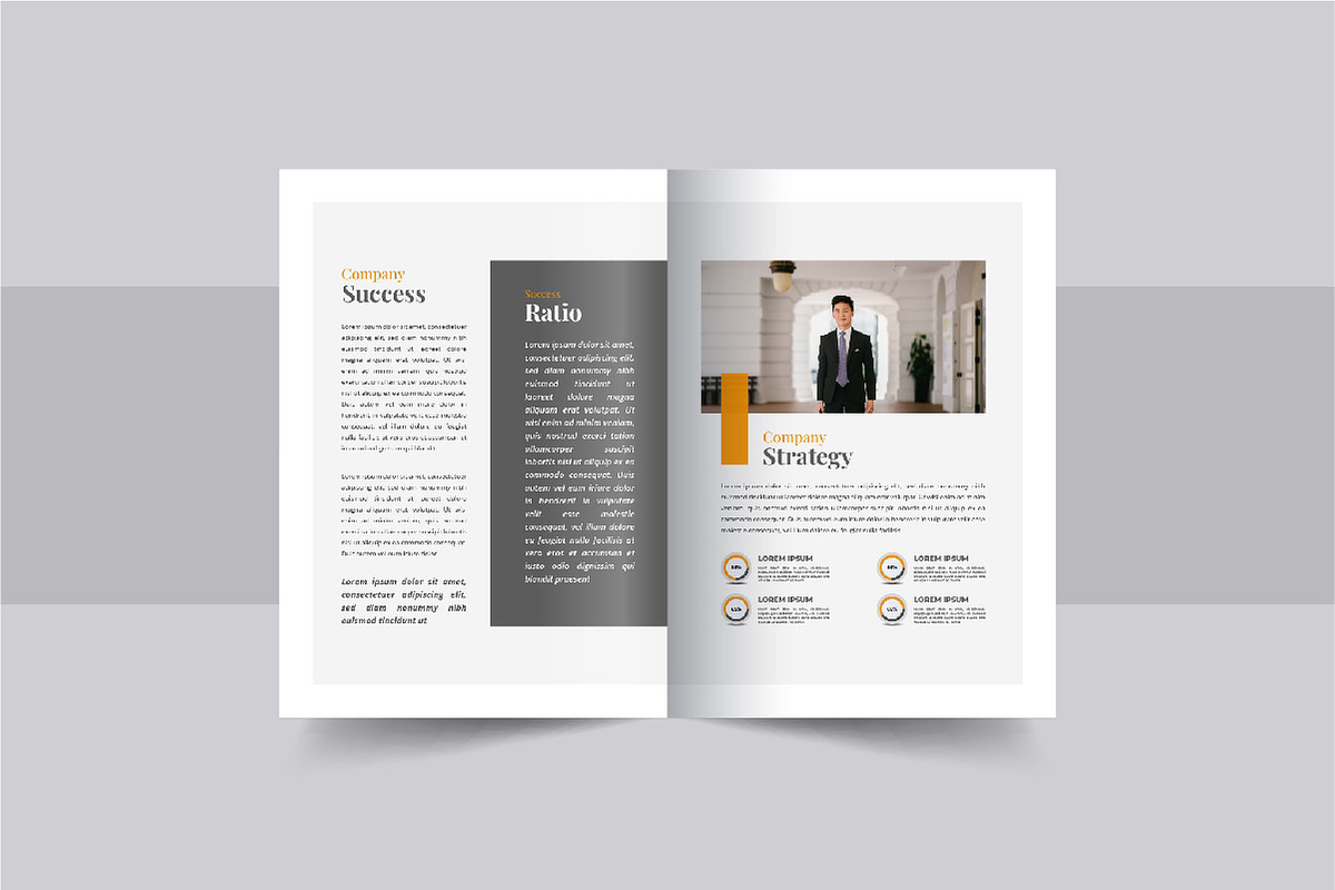 Business white paper brochure design, a Brochure Template by Pavel_design (Photo 6 of 9)