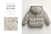 Autumn Woods — seamless patterns, a Pattern Graphic by PROTEA Watercolor Studio (Thumbnail 3 of 5)