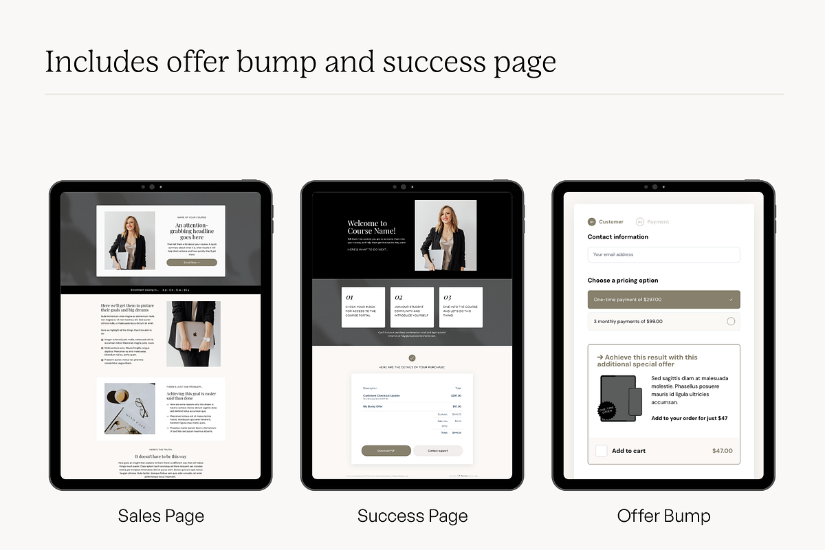 ThriveCart Sales Page Template, a Landing Page Template by Pixel & Flow (Photo 4 of 8)