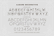 Ajoure - Folk Art Logo Font Family, a Sans Serif Font by Struvictory.art (Thumbnail 3 of 10)