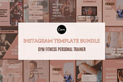 Fitness Coach Instagram Templates, a Social Media Template by Deepa Template Studio (Thumbnail 2 of 18)