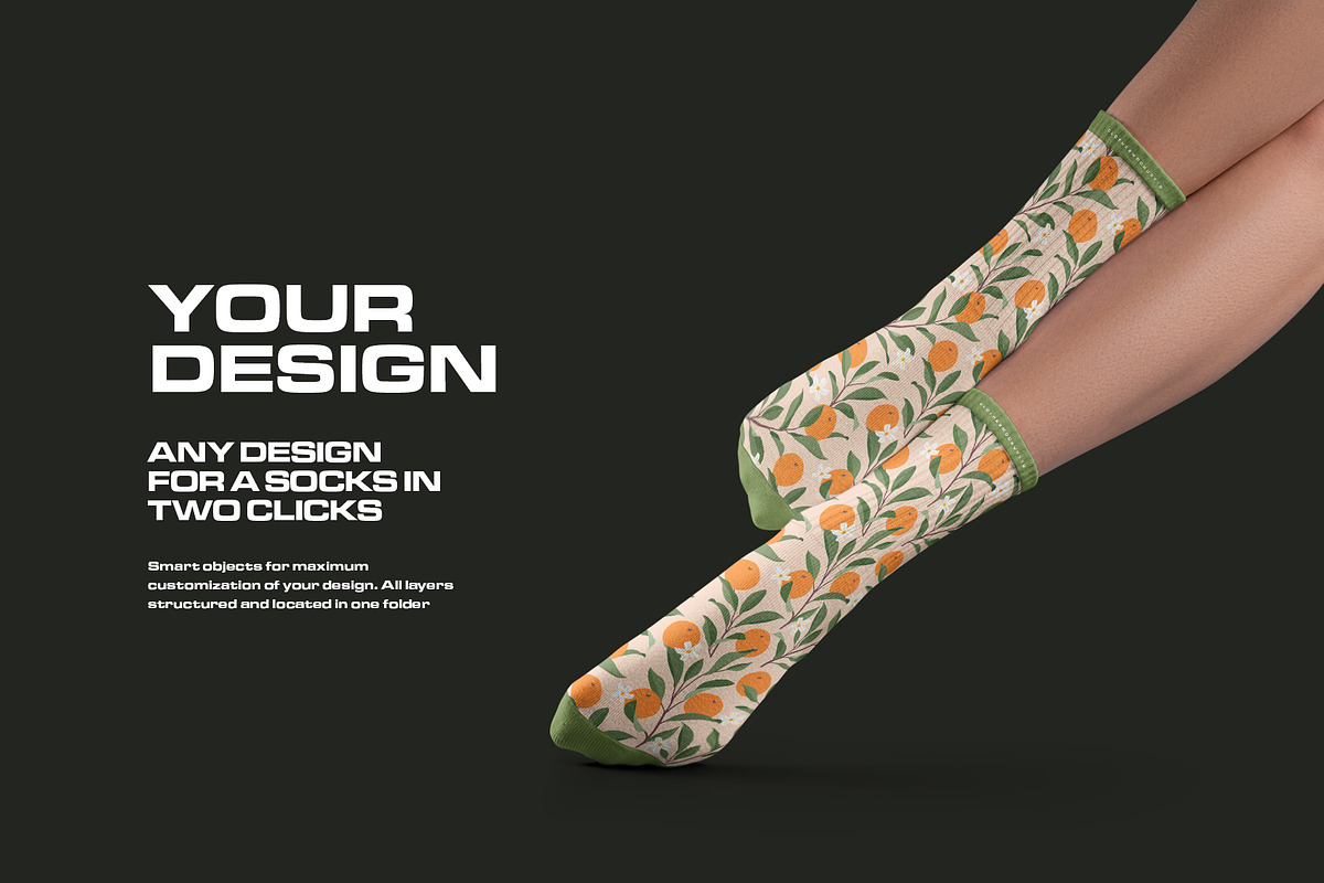 10 Mockups High Socks, a Bottom Mockup by Grow Design Craft Studio (Photo 4 of 7)