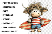 Whimsical Summer Animals Clipart, an Illustration by SinaCreation (Thumbnail 3 of 7)