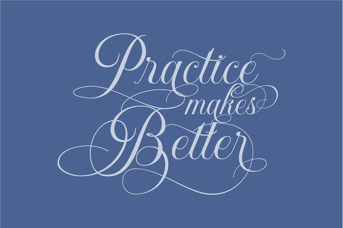 Khatija Calligraphy, a Script Font by Ridha-38.lineart (Photo 14 of 15)