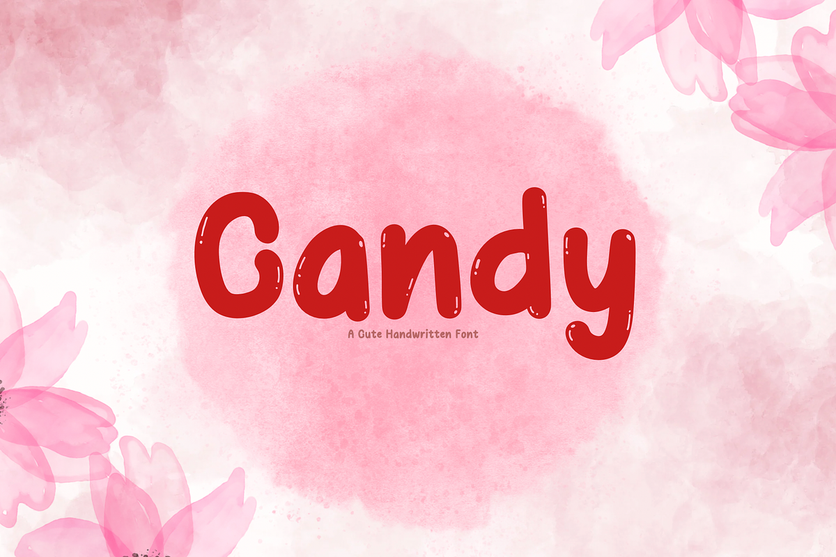 Candy font, a Handwritten Font by JJuta (Photo 1 of 5)