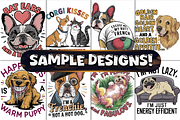Funny Dogs Sarcastic Quote, a Poster Template by Craftsbeefy (Thumbnail 3 of 4)