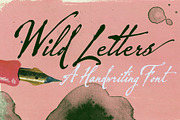Wild Letters, a Handwritten Font by Misprinted Type (Thumbnail 1 of 7)