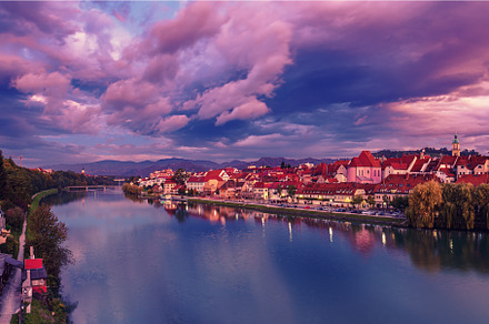 Sunrise at Maribor, an Architecture Photo by Nature and travel