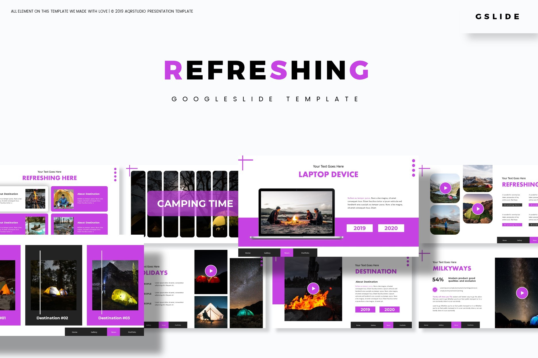 Refreshing - Google Slides Template, a Presentation Template by AQR Studio