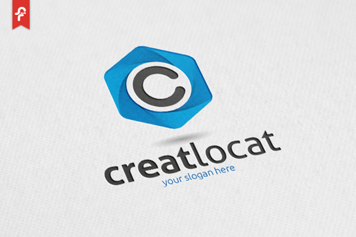 Creat Locat Logo, a Branding & Logo Template by ft.studio