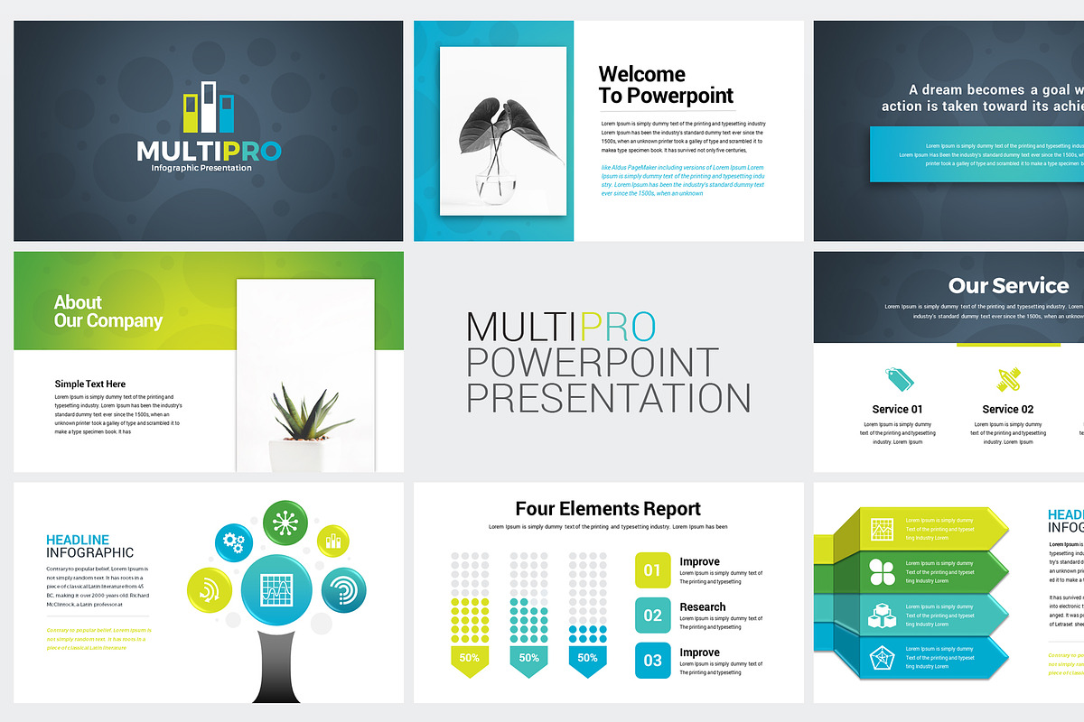Business Infographic PowerPoint, a Presentation Template by RsmBoutique2021 (Photo 1 of 6)