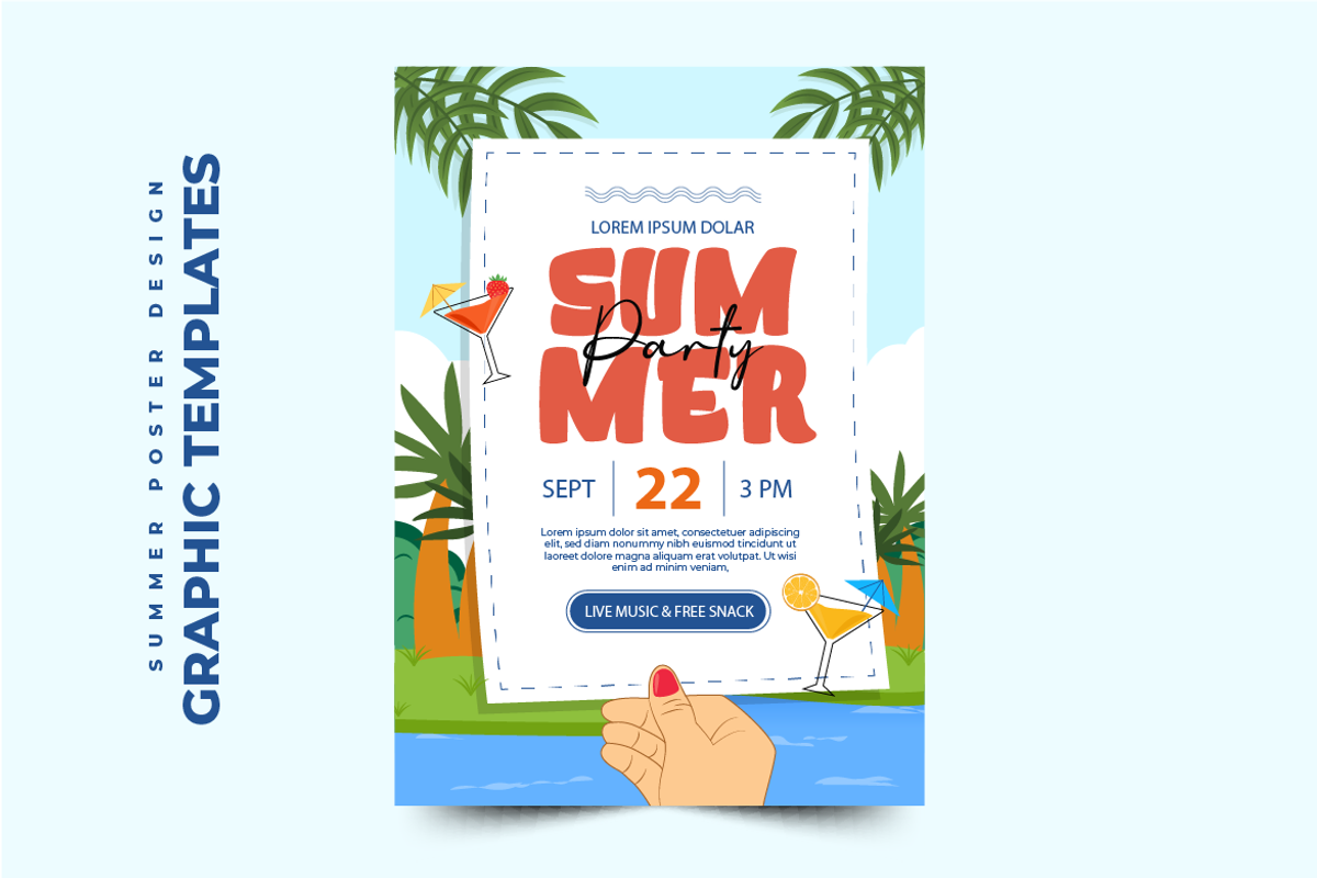 Summer Set Graphic Design V29, a Flyer Template by twinstd (Photo 2 of 6)