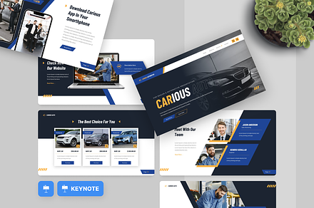 Carious -  Automotive Keynote, a Presentation Template by SquidPixey